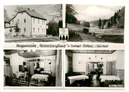 73864380 Tambach-Dietharz Berggaststaette Nesselberghaus Gastraum Landschaftspan - Tambach-Dietharz