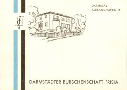 73864356 Darmstadt Darmstaedter Burschenschaft Frisia Kuenstlerkarte Darmstadt - Darmstadt