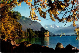 10-5-2024 (4 Z 40) Suisse  - Le Lac Leman (et Château De Chillon) - Châteaux