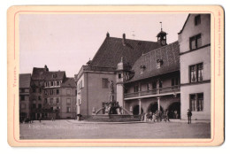 Photo Lautz & Isenbeck, Darmstadt,  Vue De Colmar, Kaufhaus Et Schwendidenkmal  - Lieux