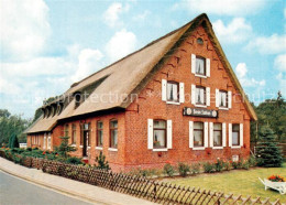 73756492 Nordholz Bremerhaven Pension Landhaus Aussenansicht Backsteinhaus Reetd - Sonstige & Ohne Zuordnung