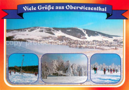 73756427 Oberwiesenthal Erzgebirge Winterpanorama Kurort Wintersportzentrum Ober - Oberwiesenthal