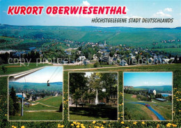 73756426 Oberwiesenthal Erzgebirge Panorama Kurort Fichtelberg-Schwebebahn Sprin - Oberwiesenthal