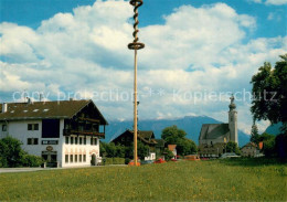 73756356 Anger Chiemgau Gasthof Alpenhof Aussenansicht Anger Chiemgau - Autres & Non Classés