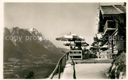 73756274 St Martin Grasberg Aussichtsterrasse Gegen Zugspitze St Martin Grasberg - Garmisch-Partenkirchen