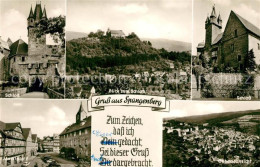 73065452 Spangenberg Hessen Schloss Panorama Marktplatz  Spangenberg Hessen - Autres & Non Classés