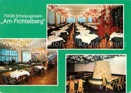 73065334 Oberwiesenthal Erzgebirge FDGB Erholungsheim Am Fichtelberg Speisesaal  - Oberwiesenthal