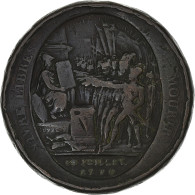 France, Monneron De 5 Sols, 1792 / AN 4, Birmingham, Bronze, B+ - Otros & Sin Clasificación