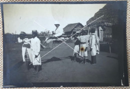 MADAGASCAR Jacques En Filanzane Ou Chaise à Porteurs Photo Snapshot Vers 1910 - Plaatsen