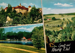 73063809 Iburg Teutoburger Wald Schloss Iburg Charlottensee Urbergblick Iburg Te - Andere & Zonder Classificatie