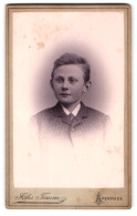 Fotografie Johs. Timm, Apenrade, Portrait Bub In Anzug  - Anonymous Persons