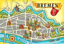 73063720 Bremen Stadtkarte Bremen - Bremen
