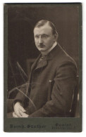 Fotografie Bernh. Günther, Goslar, Vititarpromenade 2, Portrait Stattlicher Herr Mit Zwicker Im Jackett  - Anonymous Persons