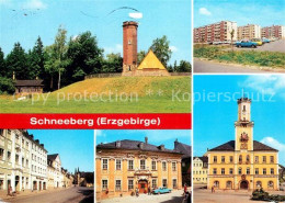 73063708 Schneeberg Erzgebirge Keilberg Ernst-Schneller-Platz Rathaus Schneeberg - Andere & Zonder Classificatie