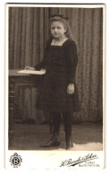 Fotografie H. Beucke & Söhne, Dissen, Portrait Mädchen In Kleid  - Anonyme Personen