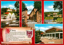 73063207 Bad Iburg Schloss Charlottensee Kurhaus Geschichte Wappen Bad Iburg - Sonstige & Ohne Zuordnung