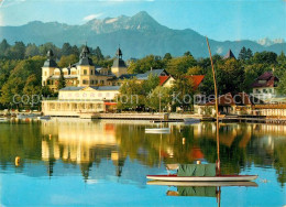 73063202 Velden Woerthersee Schloss Mit Mittagskogel Velden Woerthersee - Sonstige & Ohne Zuordnung