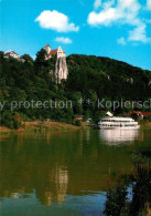 73063024 Riedenburg Altmuehltal Schloss Prunn Burgschenke Ausflugsdampfer Rieden - Sonstige & Ohne Zuordnung