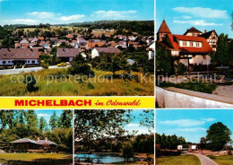 73063003 Michelbach Aglasterhausen Panorama Teilansichten Michelbach Aglasterhau - Sonstige & Ohne Zuordnung