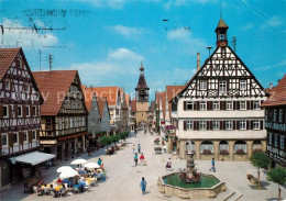 73063001 Winnenden Marktplatz Mit Schwaikheimer Torturm Winnenden - Other & Unclassified