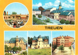 73062833 Treuen Rathaus Alte Schloss Lessingschule Treuen - Autres & Non Classés
