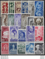 1949 Italia Annata Completa 22v. MNH - 1946-60: Mint/hinged