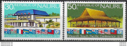 1975 Nauru South Pacific Conference 2v. MNH SG N. 137/38 - Autres & Non Classés