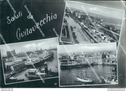 Bh546 Cartolina Saluti Da Civitavecchia Provincia Di Roma - Andere & Zonder Classificatie