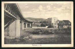 AK Cercany, Panorama Mit Brücke  - Tsjechië