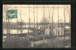 CPA Vailly, La Crue De La Sauldre - Vue Prise Sur La Tour Du Vieux Chateau (Janvier 1910)  - Sonstige & Ohne Zuordnung