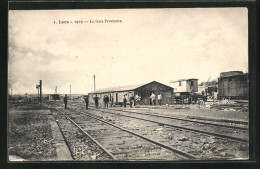 CPA Lens, La Gare Provisoire 1919  - Lens