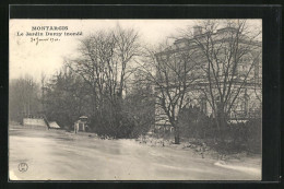 CPA Montargis, Inondations 1910, Inondation, Le Jardin Durzy  - Montargis