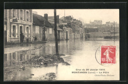 CPA Montargis, Inondations 1910, Inondation, Le Patis  - Montargis