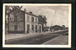 CPA Mauron, La Gare, La Garehäusschen An Der Station  - Sonstige & Ohne Zuordnung