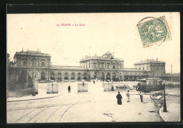 CPA Reims, La Gare, La Gare  - Reims