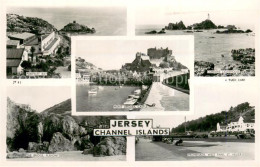 73780987 Jersey  UK Portelet Bad Mont Orguer Castle The Bridge Plemont Promenade - Sonstige & Ohne Zuordnung