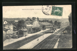 CPA Neuville-sur-Saone, La Gare De Villevert-Neuville  - Neuville Sur Saone