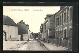 CPA Conflans-sur-Seine, La Grande Rue  - Andere & Zonder Classificatie