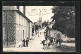 CPA Pogny, Rue Du Pont  - Andere & Zonder Classificatie