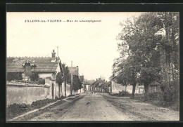 CPA Jalons-sur-Vignes, Rue De Champigneul  - Sonstige & Ohne Zuordnung