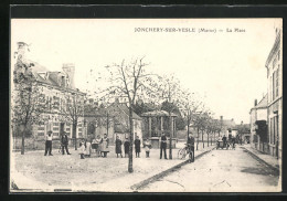 CPA Jonchery-sur-Suippe, La Place  - Autres & Non Classés