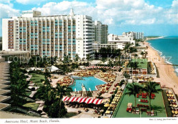 73706362 Miami_Beach Americana Hotel Swimming Pool Beach Atlantic Ocean - Altri & Non Classificati