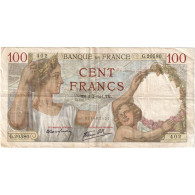 France, 100 Francs, 1939, G.20580, TB, Fayette:26.49, KM:94 - 100 F 1939-1942 ''Sully''