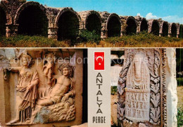 73009179 Antalya The Background Of The Stadium Seats The Friezes And Artemis Of  - Turquie
