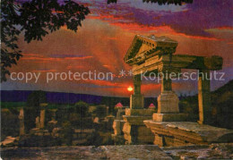 73009129 Efes Sunset On The Ruins Trajans Fountain Efes - Turkey