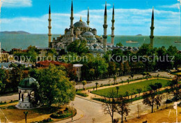 73009111 Istanbul Constantinopel Blaue Moschee Mit Kaiser Wilhelm II Denkmal Ist - Turquie