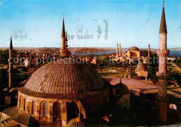 73007034 Istanbul Constantinopel Blaue Moschee Mit Hagia Sophia Istanbul Constan - Türkei