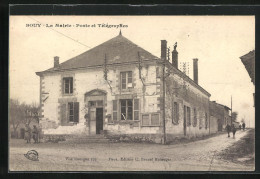 CPA Bouy, La Mairie, Poste Et Télégraphe  - Autres & Non Classés