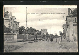 CPA Mesnil-sur-Oger, Avenue De La République  - Other & Unclassified