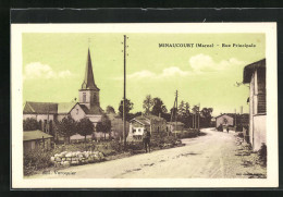 CPA Minaucourt, Rue Principale  - Sonstige & Ohne Zuordnung